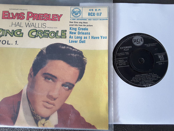 Elvis Presley - King Creole Vol. 1. - Used Vinyl Record 7"