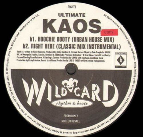 Ultimate Kaos - Right Here (Mixes By Life Is Sweet) - Used Vi