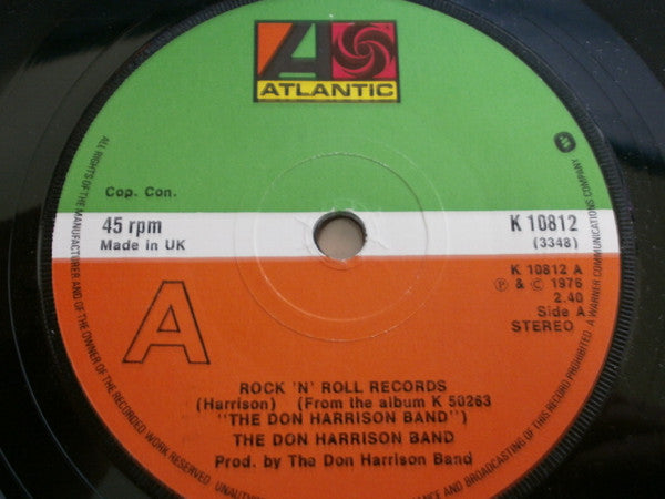Don Harrison Band - Rock 'N' Roll Records / Ballroom Dancing Girl - U