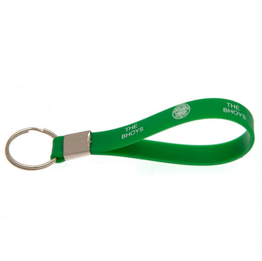 Celtic FC - Silicone Keyri - keyrings - Approx 10cm x 1.5cm - New Keyr