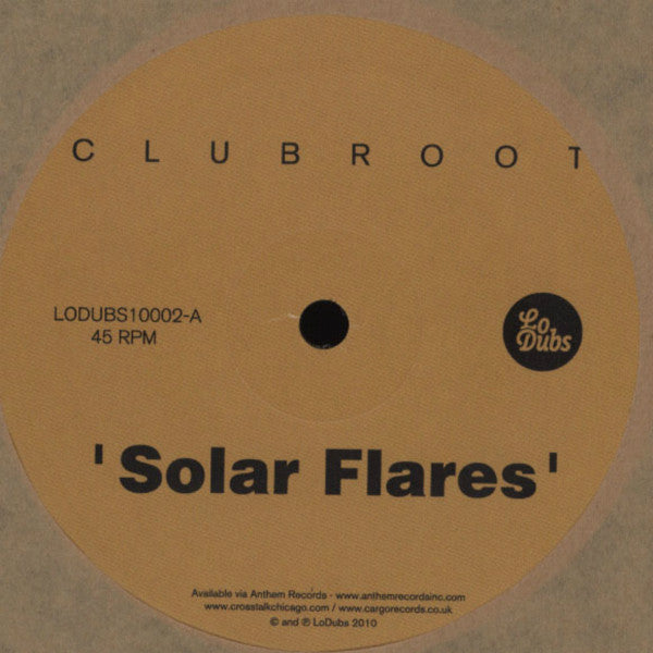 Clubroot - Solar Flares EP - New Vinyl Record 12"