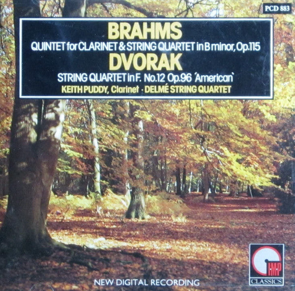 Keith Puddy - Brahms: Quintet For Clarinet & String Quartet In B Mino