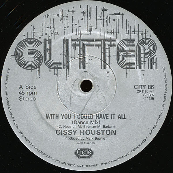 Cissy Houston - With You I Could Have It All - Used Vinyl Record 12"
