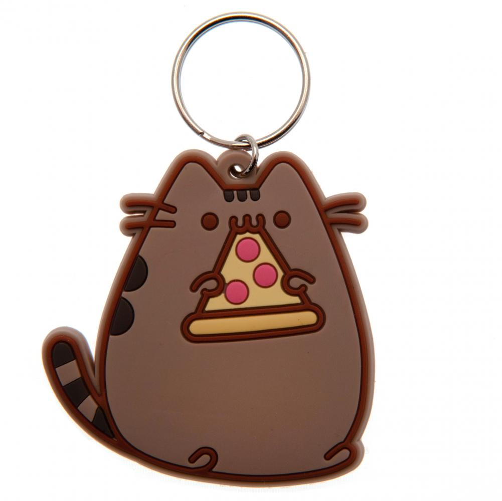 Pusheen - PVC Keyring Pi - keyrings - Approx 60mm x 60mm - New Keyring