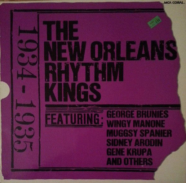 New Orleans Rhythm K - 1934-1935 - Used Vinyl Record