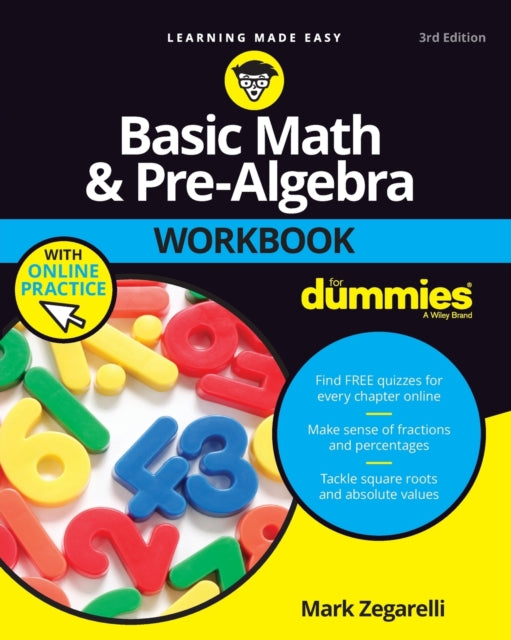 Mark Zegarelli - Basic Math and Pre-Algebra Workbook For Dummies - Pap