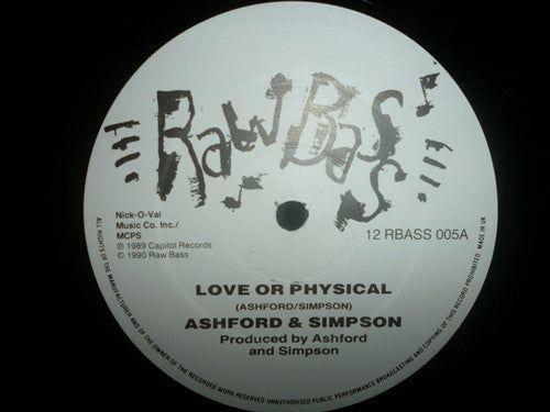 Ashford & Simpson - Love Or Physical / Cookies And Cake - Used Vinyl