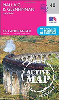 Ordnance Survey - Mallaig & Glenfinnan, Loch Shiel : 040 - New Sheet m