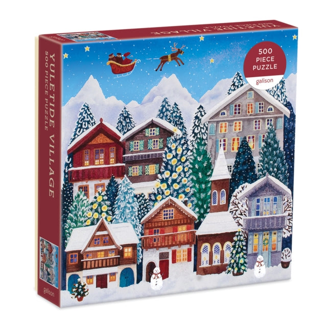 Galison - Yuletide Village 500 Piece Puzzle - New Jigsaw Puzzle