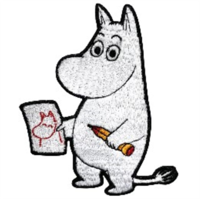 Moomintroll Drawing Sew On Patch - General merchandize