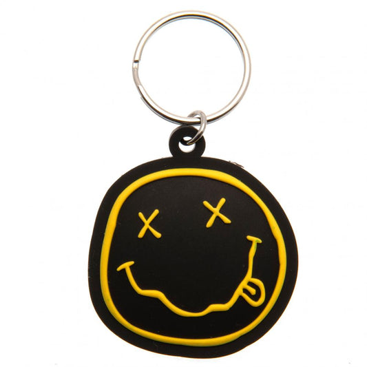 Nirvana - PVC Keyring - keyrings - Approx 45mm x 45mm - New Keyrings