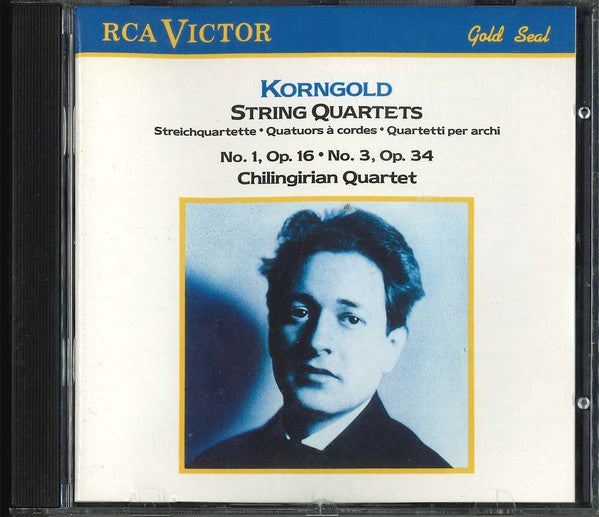 Erich Wolfgang Korng - String Quartets: No. 1 In A Major / No. 3 In D