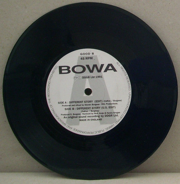 Bowa - Different Story - Used Vinyl Record 7"