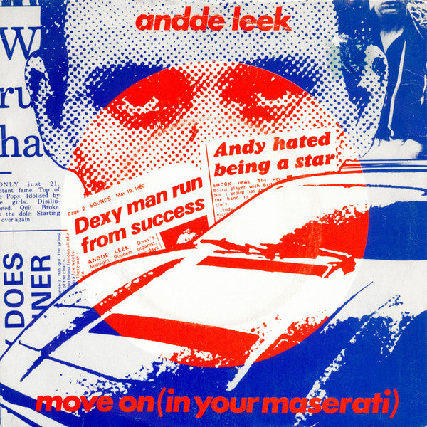 Andy Leek - Move On (In Your Maserati) - Used Vinyl Record 7"
