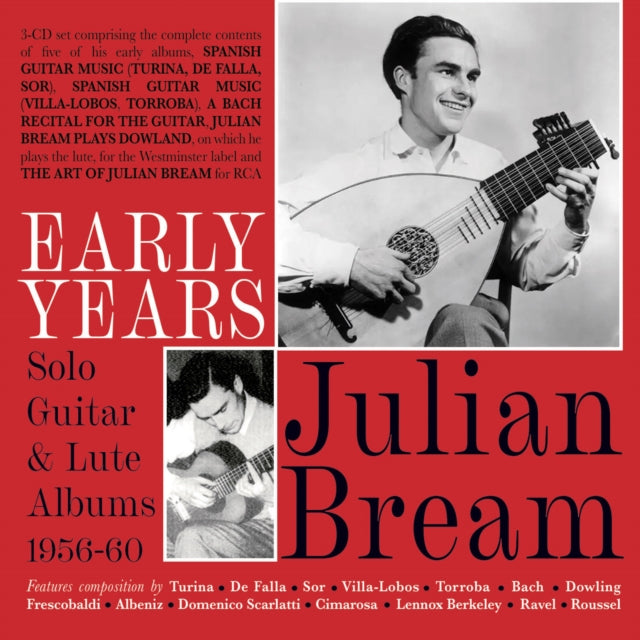BREAM - EARLY YEARS: SOLO GUITAR & LUTE ALBUMS 1956-60 - CD