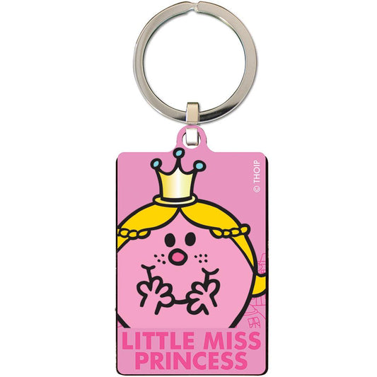 Mr Men & Little Miss - Little Miss Pri - keyrings - Approx 60mm x 40mm