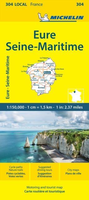 Michelin - Eure  Seine-Maritime -  Local Map 304 : Map - New Sheet map