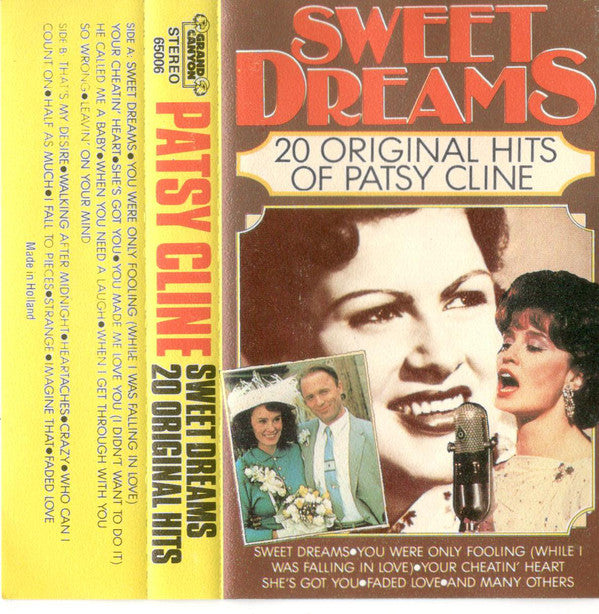 Patsy Cline - Sweet Dreams 20 Original Hits Of - Used Cassette