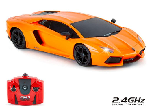 Lamborghini - Aventador Radio Controlled Car 1:24 Scale Orange - New T