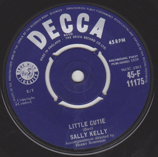 Sally Kelly - Little Cutie / Come Back To Me - Used Vinyl Record 7"