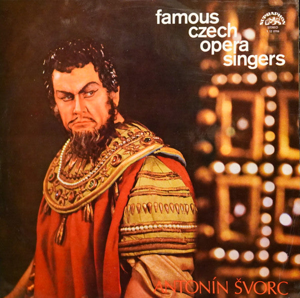 Antonin Švorc - Famous Czech Opera Singers - Used Vinyl Record