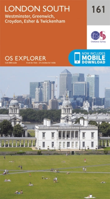 Ordnance Survey - London South, Westminster, Greenwich, Croydon, Esher