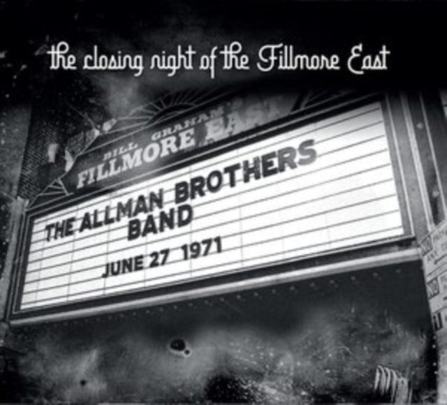 ALLMAN BROTHERS - CLOSING NIGHT AT  FILLMORE EAST - CD