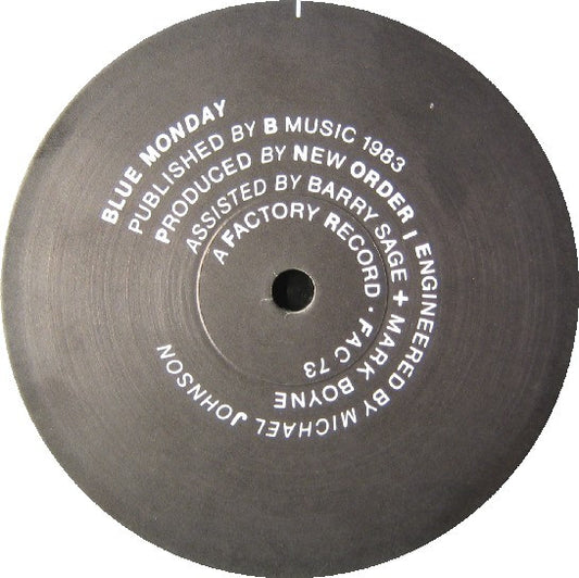 New Order - Blue Monday - Used Vinyl Record 12"