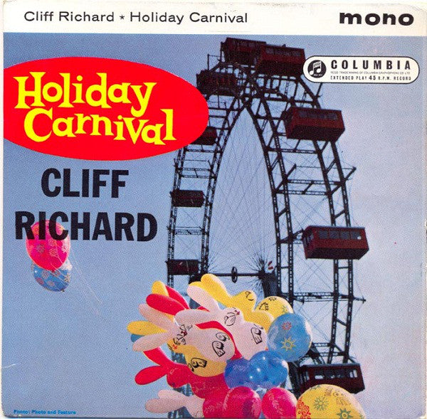 Cliff Richard - Holiday Carnival - Used Vinyl Record 7"