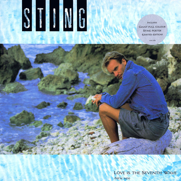 Sting - Love Is The Seventh Wave (New Mix) - Used Vinyl Record 12"