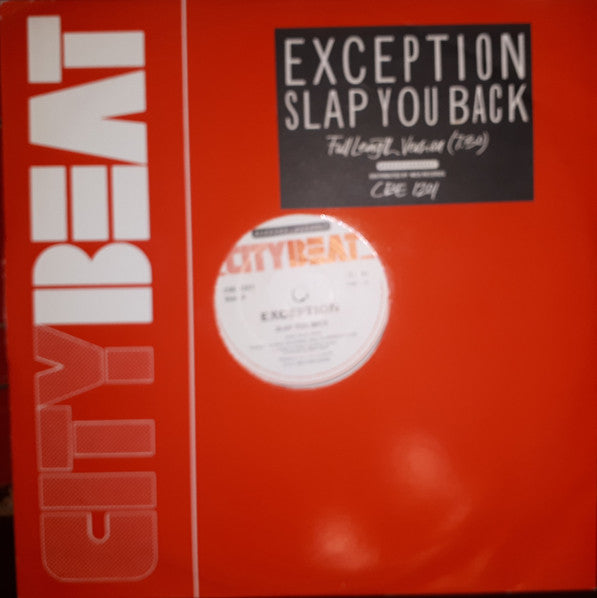 Exception - Slap You Back - Used Vinyl Record 12"