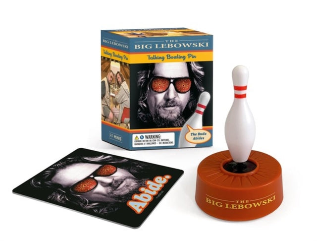 Running Press - Big Lebowski Talking Bowling Pin : The Dude Abides - M