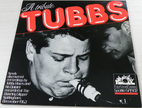 Tubby Hayes Quintet - A Tribute - Tubbs - Used Vinyl Record