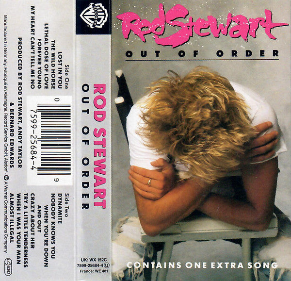 Rod Stewart - Out Of Order - Used Cassette