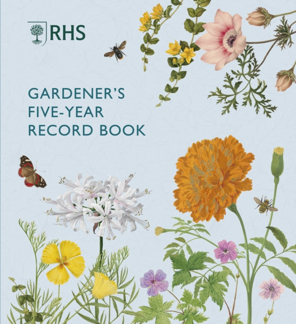 Royal Horticultural - RHS Gardener's Five Year Record Book - Paper