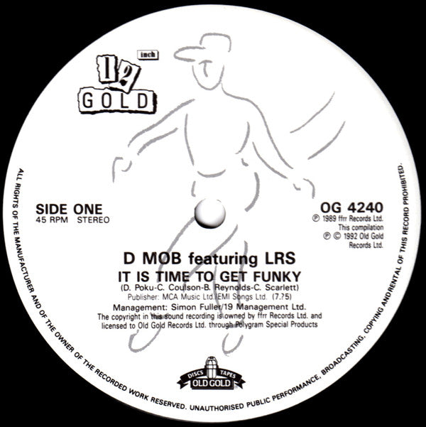 D Mob - It Is Time To Get Funky / C'Mon And Get My Love - Used Vinyl