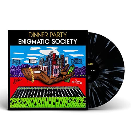 DINNER PARTY - ENIGMATIC SOCIETY (BLACK & WHITW VINYL) - New Vinyl Rec