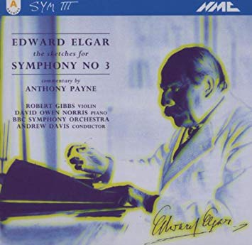 Sir Edward Elgar - Sketches For Symphony No. 3, Commentary By - Used
