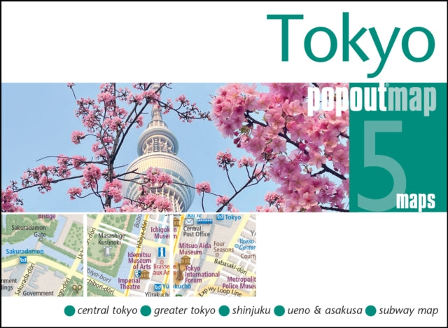 PopOut Maps - Tokyo PopOut Map - New Sheet map