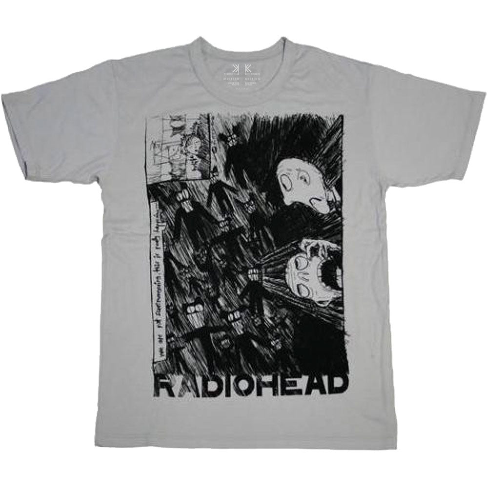 Radiohead - tshirt - Unisex - Short Sleeves - Large