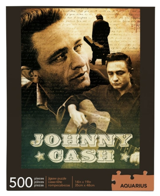 JOHNNY CASH - 500 Piece Jigsaw Puzzle - New Jigsaw Puzzle