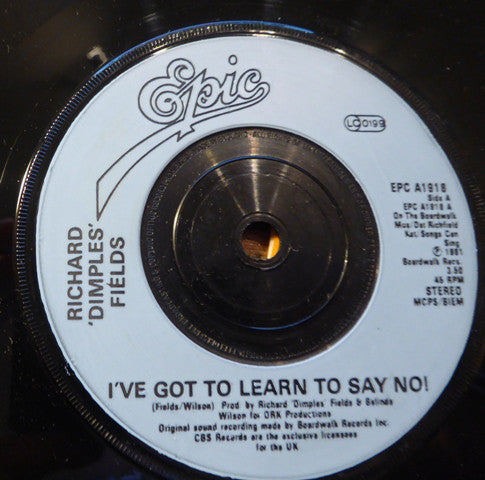 Richard 'Dimples' Fi - I've Got To Learn To Say No! - Used Vinyl Reco