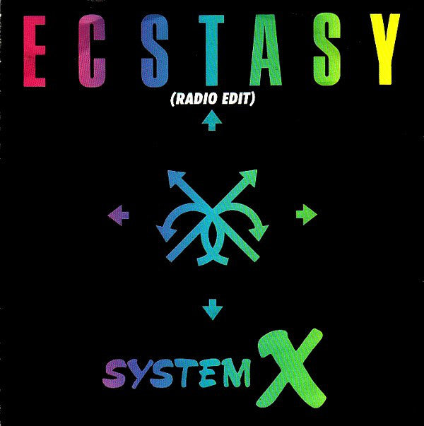 System X - Ecstasy - Used Vinyl Record 7"