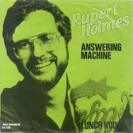 Rupert Holmes - Answering Machine - Used Vinyl Record 7"