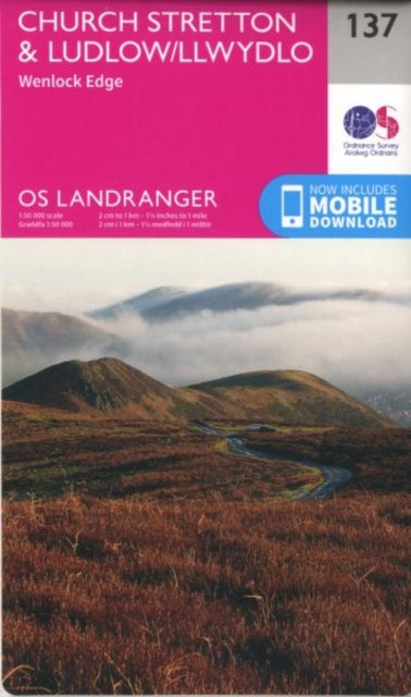 Ordnance Survey - Ludlow & Church Stretton, Wenlock Edge : 137 - New S