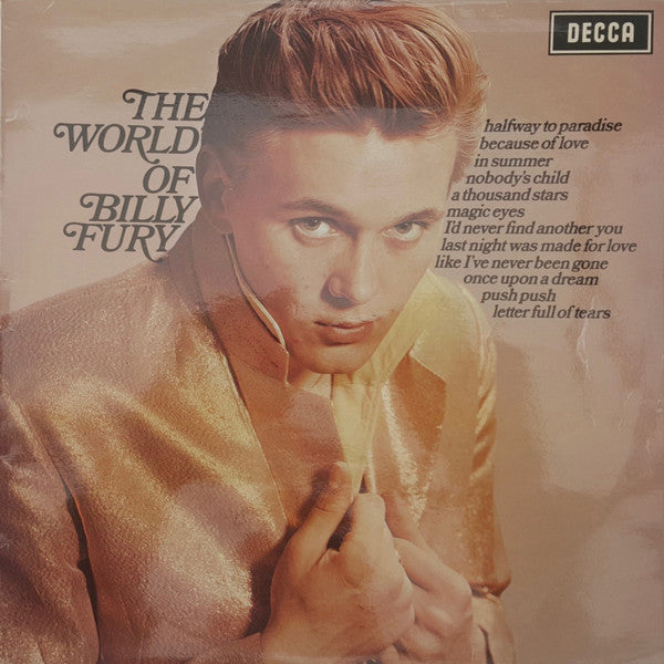 Billy Fury - World Of - Used Vinyl Record