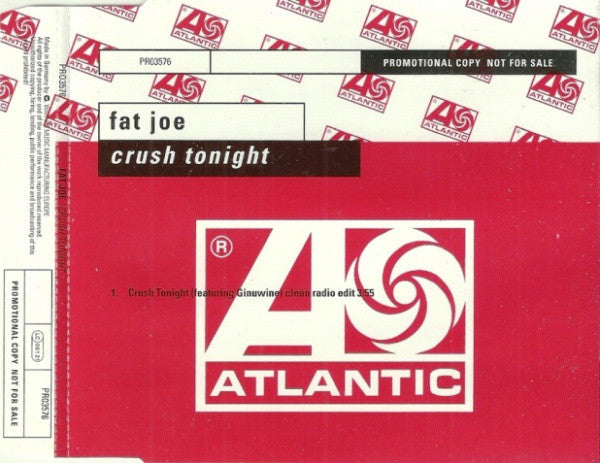 Fat Joe - Crush Tonight - Used CD