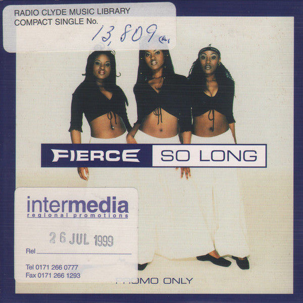 Fierce - So Long - Used CD