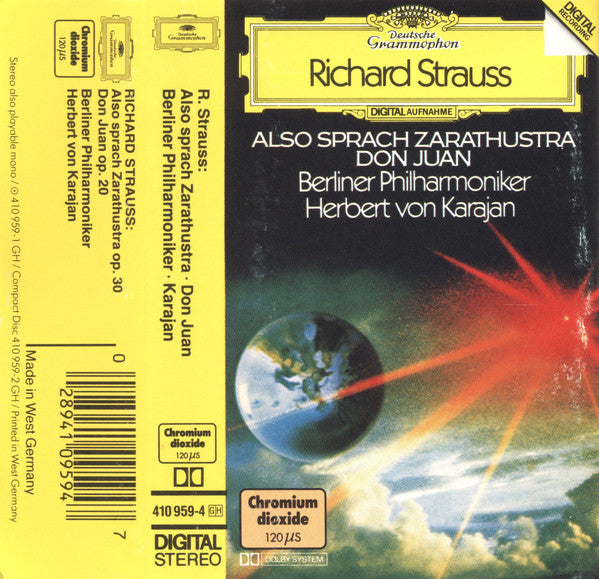 Richard Strauss - Also Sprach Zarathustra - Don Juan - Used Cassette