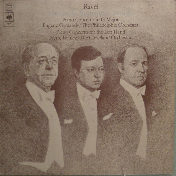 Maurice Ravel - Piano Concertos - Used Vinyl Record